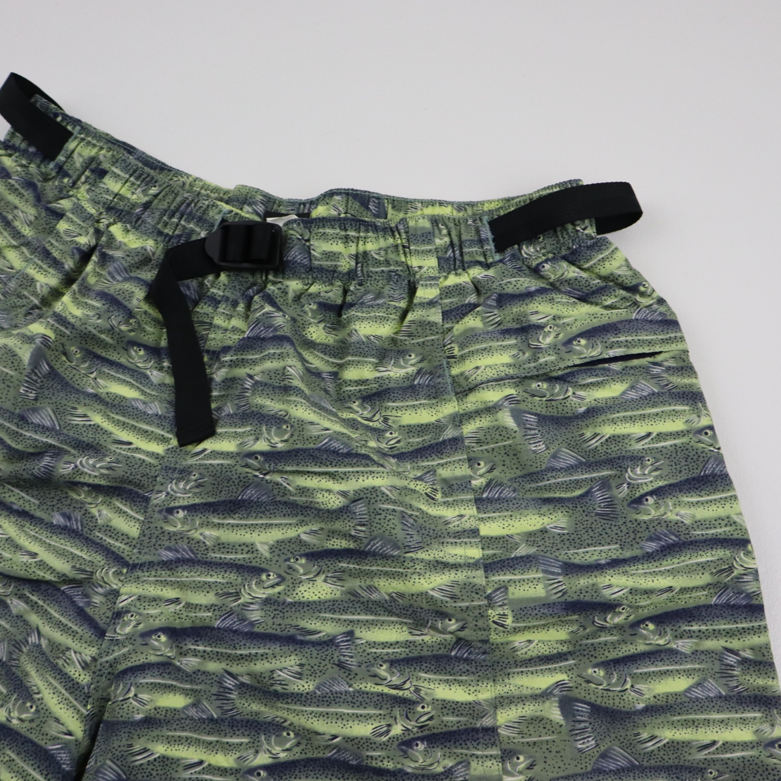 Vintage Patagonia Belted River Shorts Mens Medium 30/32 Trout Fish Trunks Swim image 2