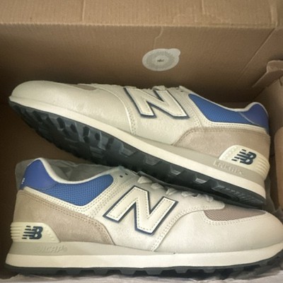 New Balance 574 Men's White/Blue Suede Athletic Sneaker U574UY2 2023