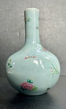 花卉　瓶　中国 陶瓷蓝色1850-1899 中国古董花瓶| eBay