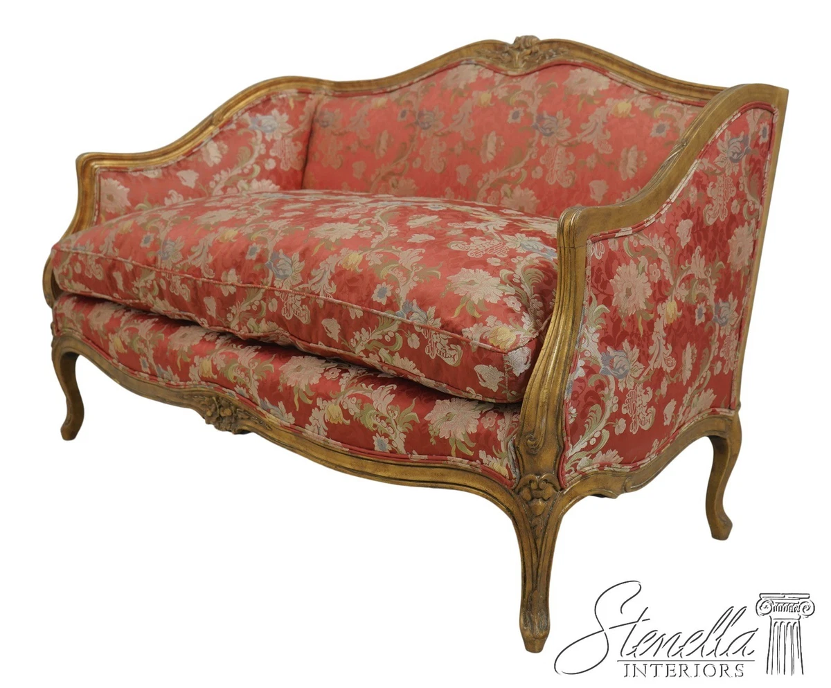 Fabric Post - 1950 Time Period Manufactured Antique Sofas