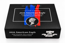 2026-W American Eagle 1 oz Palladium Uncirculated OGP Box COA Capsule No Coin