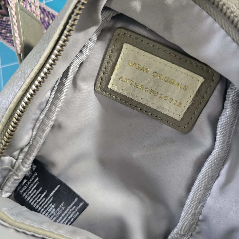 Urban Originals Anthropologie через плечо слинга сумка веган кожи серо-серый - Изображение 2 из 4