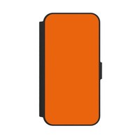 KlapphüLle FüR Apple Iphone 16E Farbe Einfarbig Orange