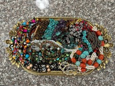 Natural Stone Glass Bead Craft Lot Gemstone Jewelry Making Mixed 3 Lb