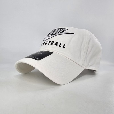 Nike Club Unstructured Futura Swoosh Football Unisex Cap White M/L NEW