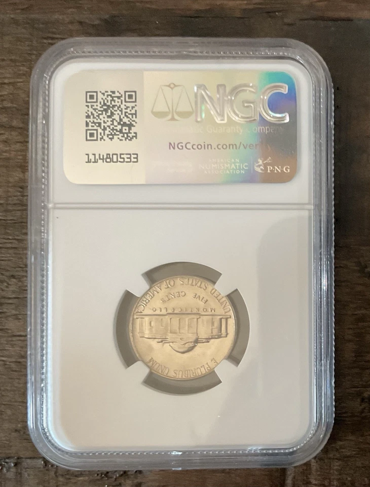 1966 Jefferson Nickel NGC graded MS -66 Beauty freshly Slabbed - Image 2 of 2