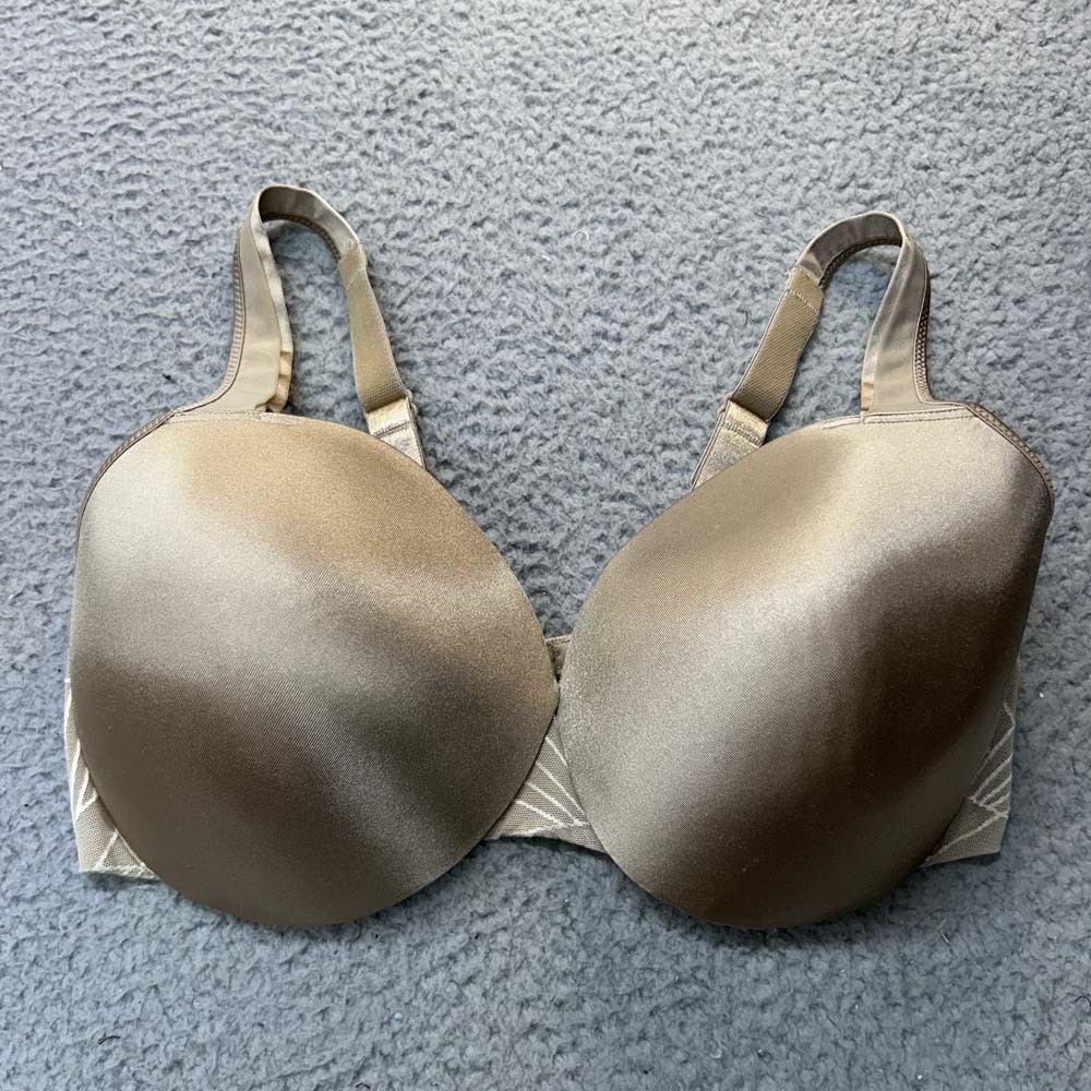 Bali Bra 36DD T-Shirt Bra 3T62 Passion For Comfort Worry Free UQ Satin Smooth