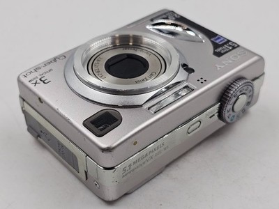 Sony Cyber-shot DSC-W5 5.1 MP Digital Camera Silver - Working | eBay
