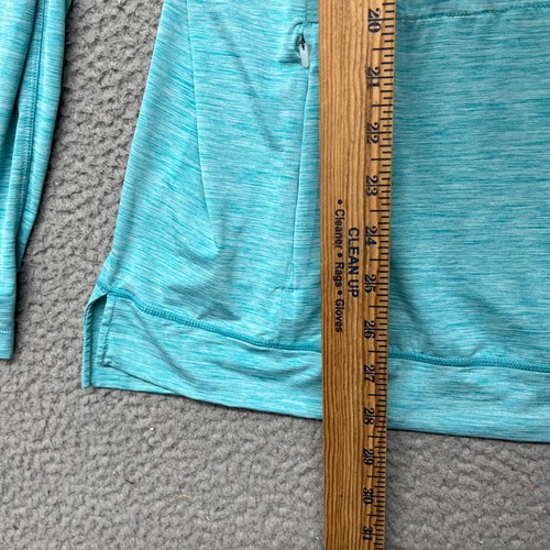 Exofficio Shirt Womens L (12/14) Blue Hooded Outdoor Performance Hiking - Picture 5 of 10
