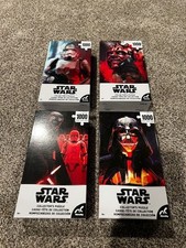 Star Wars Puzzles Pack of 4 Novelty Collectors Edition New Sealed 