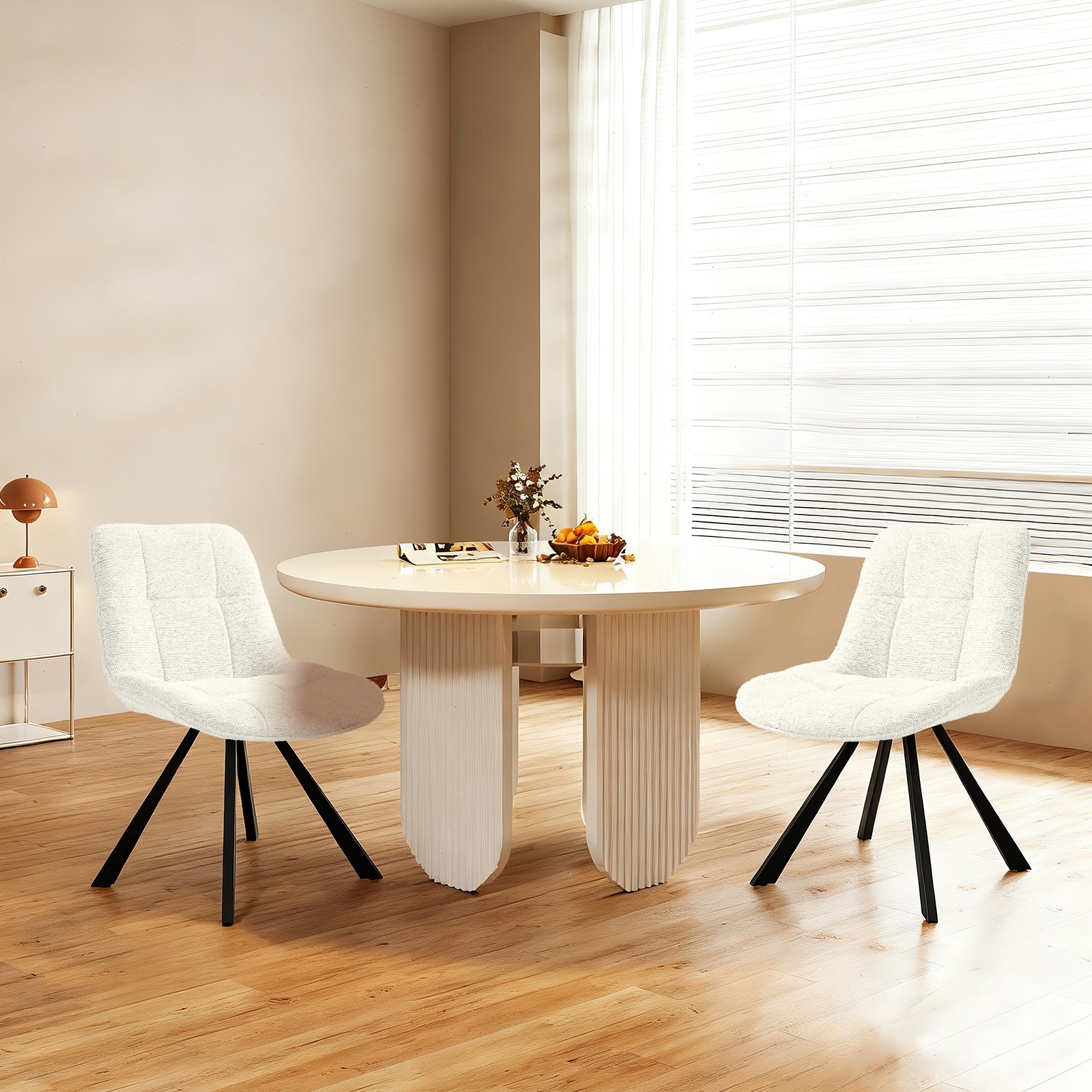 With Padded Seat And Auto Swivel Fabric
