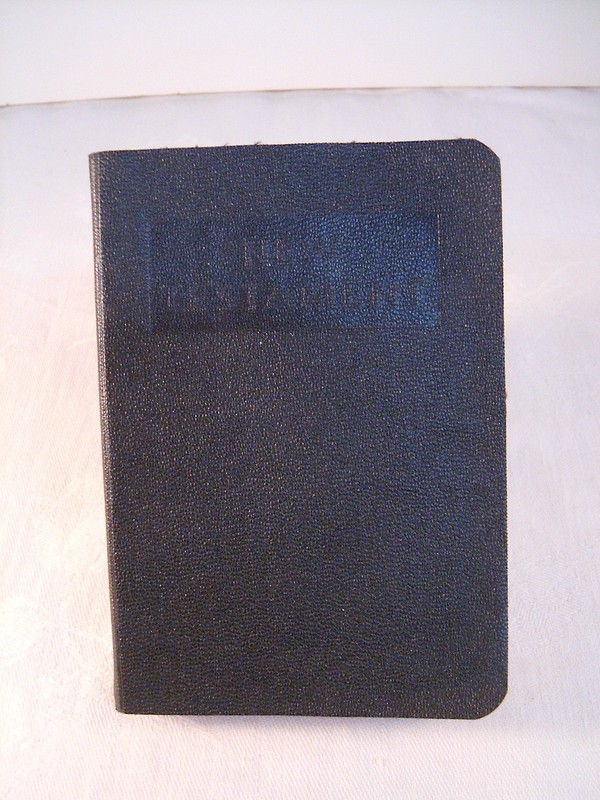 HOLY BIBLE, AMERICAN BIBLE SOCIETY, THE NEW TESTAMENT, NAVY SHIP USS OSTERHAUS