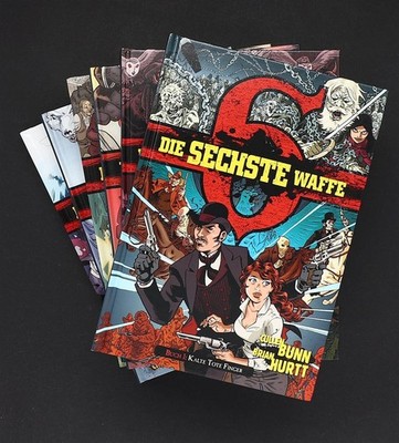 Die SECHSTE WAFFE Nr. 1-6 HC Mystery Western Comic Paperback All Verlag Auswahl
