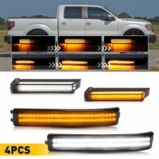 Smoked LED Side Mirror Signal Turn Lights For Ford F150 2004-2014 2005 2006 2007