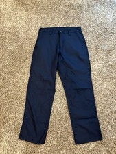Carhartt Navy Work Pants for Men Durable Industrial Apparel