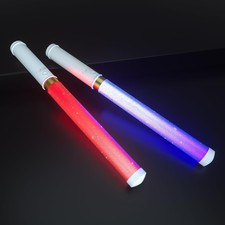 LED Glow Sticks 2 Pack, Reusable Light Up Toys 15 Colors Light Stick Bulk, Gl...
