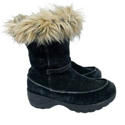 Sorel Northern Lite Tall Boots Leather Suede Black 7