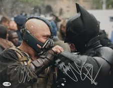 Christian Bale & Tom Hardy Signed The Dark Knight Rises 11x14 Photo JSA COA