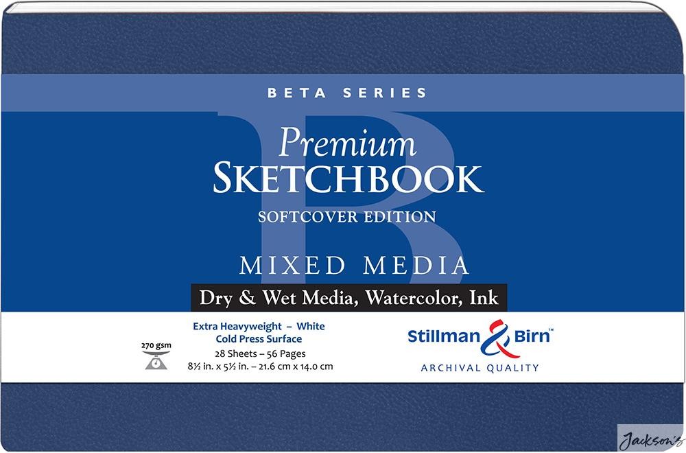 Stillman & Birn Beta Softcover Sketchbook Cold Press 270gsm 14x22cm Landscape