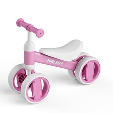 Balance Bike Toys for 1 Year Old Boys Girls, 12-24 Month Toddler Ride on pink