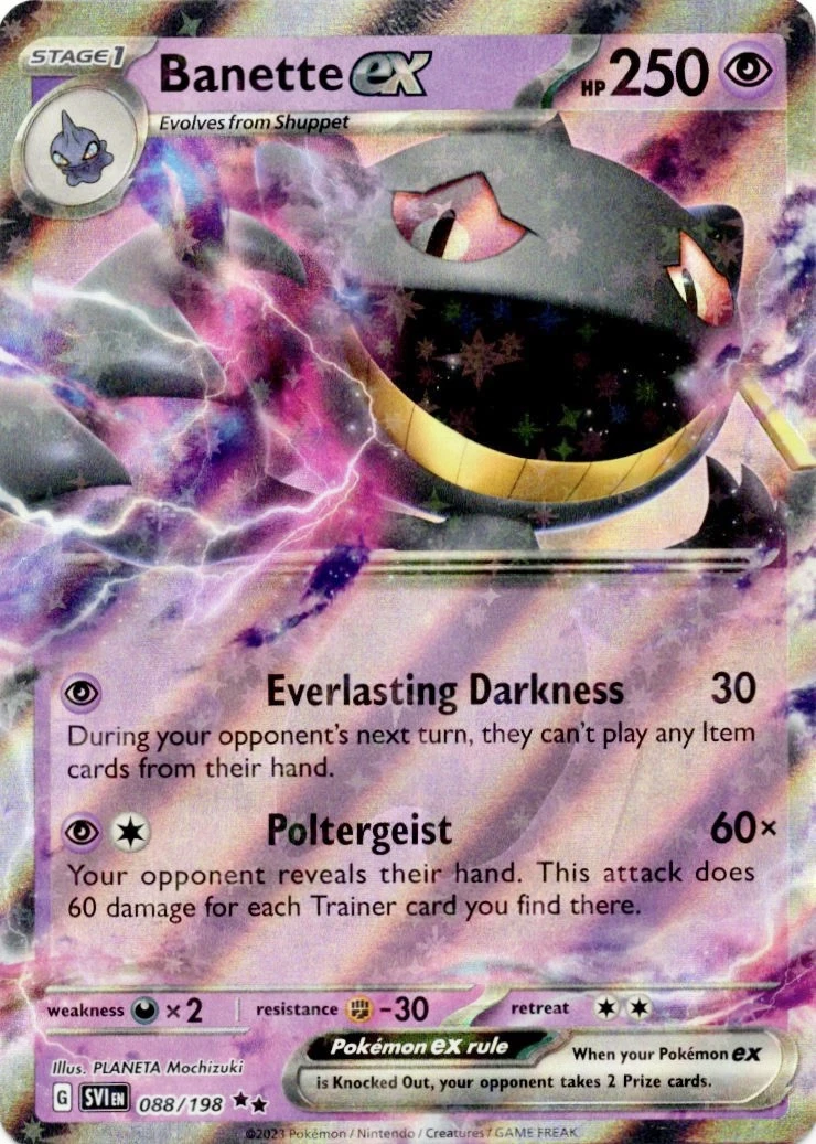 Banette ex Pokémon TCG Cards for sale | eBay