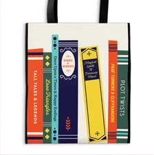 Literary Tales Reusable Tote - Environmentally Friendly, Lightweight, and Colorf