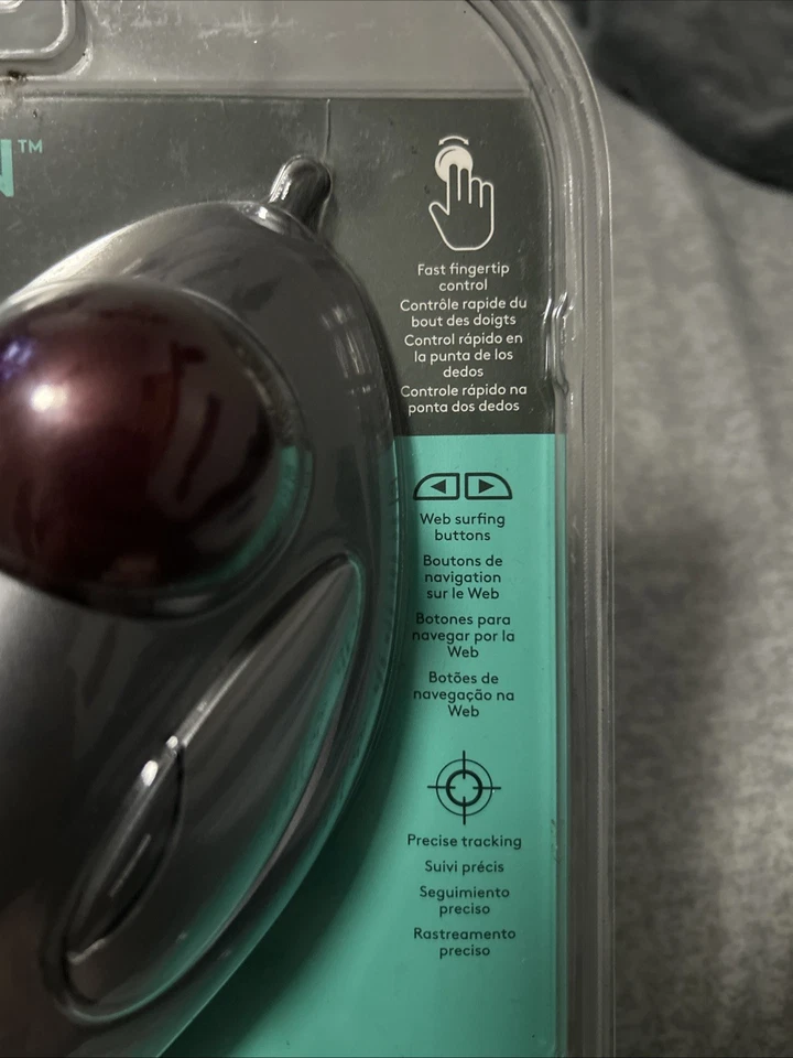 Logitech Trackman Marble Trackball Maus - 910-000806 - Bild 2 von 4