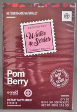 Pruvit OSNAT Ketones Box Pom berry CHARGED  FREE SHIPPING  EXP 02/26