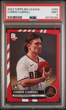 2023 Topps Big League Corbin Carroll PSA 9 red foil rare diamondbacks rc rookie