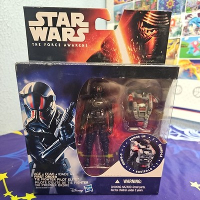 Hasbro Star Wars Force Awakens Armor Up TIE Fighter Pilot 3.75'' Figure Sealed