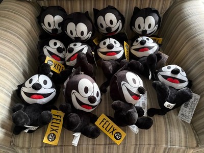 Lot Of (12) Felix The Cat Plush 7  Toy Factory NEW With Tags Dreamworks