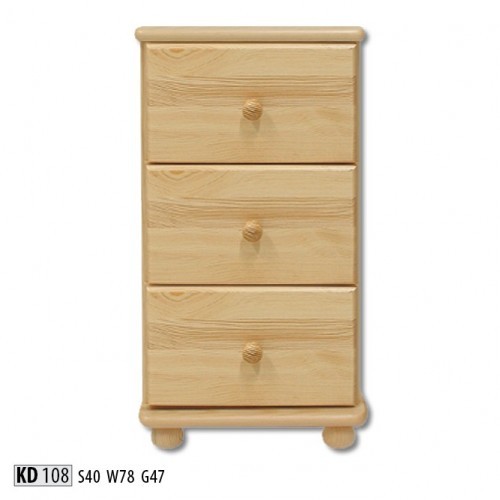 Massive Nachttisch Nachtschrank Kommode NachtschräNkchen Handarbeit Holz MöBel-image
