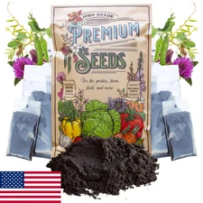 Legume Powder Inoculant - Natural Cover Crop Seed for Hairy Vetch, Lentils, Peas