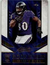 2016 Panini Absolute Kenneth Dixon Rookie Roundup #9 Baltimore Ravens