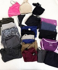 Victoria  s Secret H M Tek Gear Soffee Lot Of 23 Leggings Tanks Shirts Shorts Bra