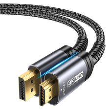 4K Displayport to HDMI Cable Adapter 10FT, DP to HDMI Male Video UHD 4K 30Hz/2K