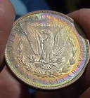 1879 Rainbow Toned Morgan Silver Dollar $1 Toner Coin