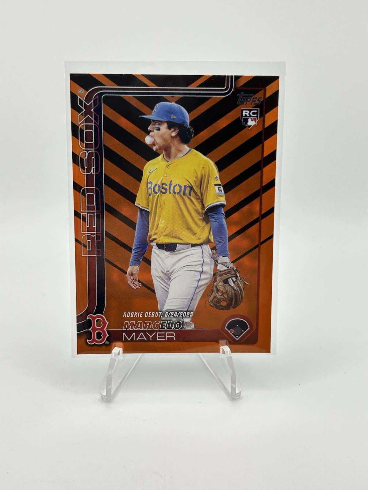 Marcelo Mayer 2025 Topps Update Holiday Halloween Parallels #US276 Red Soxs