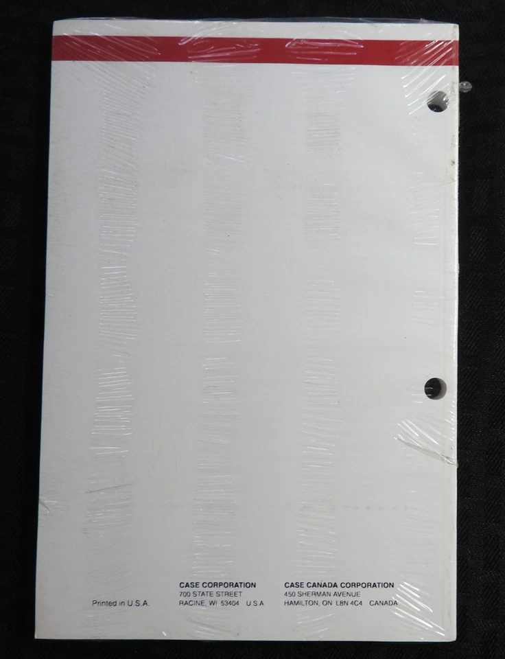 1996-1999 Genuine CASE IH Steiger 9310 9330 Tractor Operators Manual SEALED! - Image 2 of 2