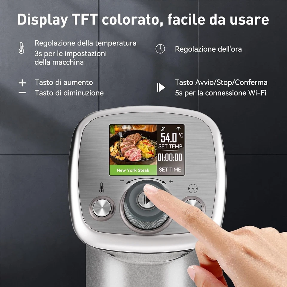 KitchenBoss Roner Cottura Bassa Temperatura WIFI - Immagine 4 di 4