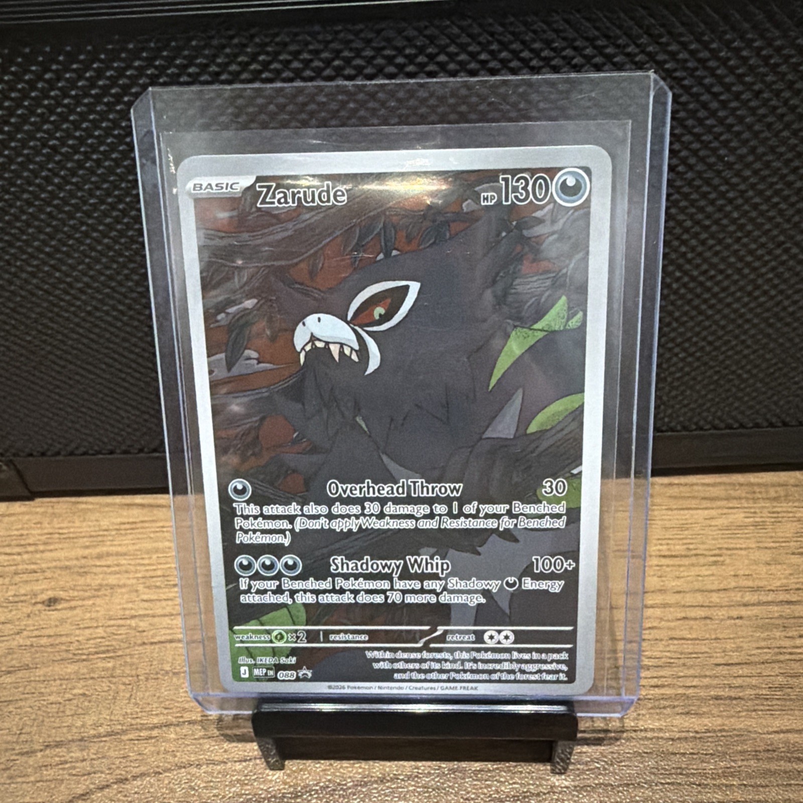 Pokemon Mega Evolution Pitch Black Star Promo Zarude Full Art 88