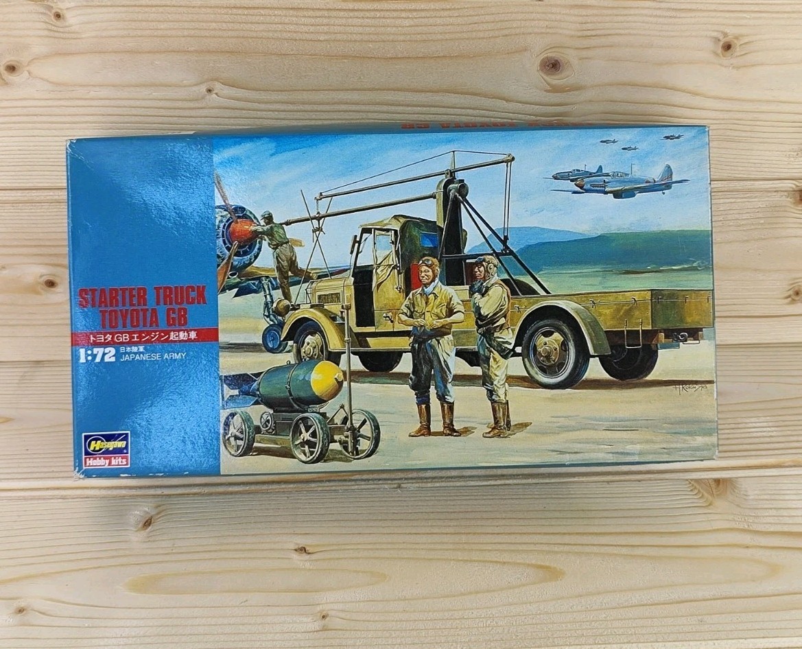 Toyota GB 1/72 Scale Model Hasegawa MT-17 Starter Truck WWII Plastic Kit