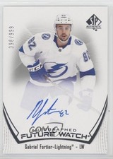 2021-22 SP Authentic Auto Future Watch 398/999 Gabriel Fortier #175 Auto 1h6a