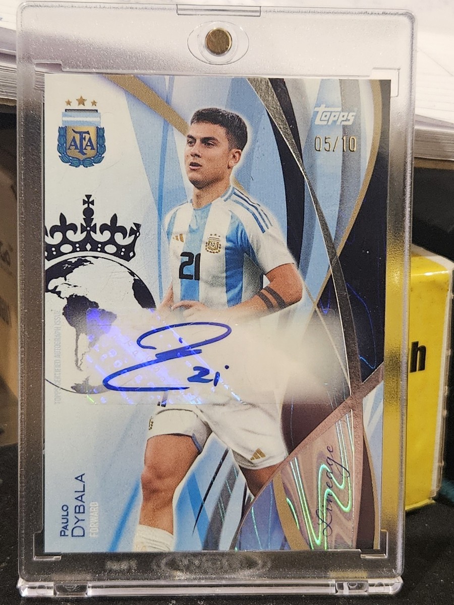 Topps ディバラ DYBALA 99枚限定直筆サインカード サッカー Topps