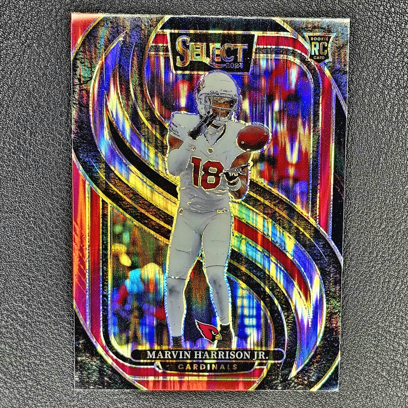 2024 Panini Select - Premier Level Marvin Harrison Jr. #115 Black & Red Shock RC