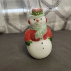 New ListingFenton Snowman Exclusive for Cracker Barrel Signed by Kitty Riley