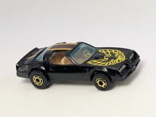 Vintage Hot Wheels 1977 Black Hot Bird Pontiac Trans Am GHO Malaysia Gold Ones