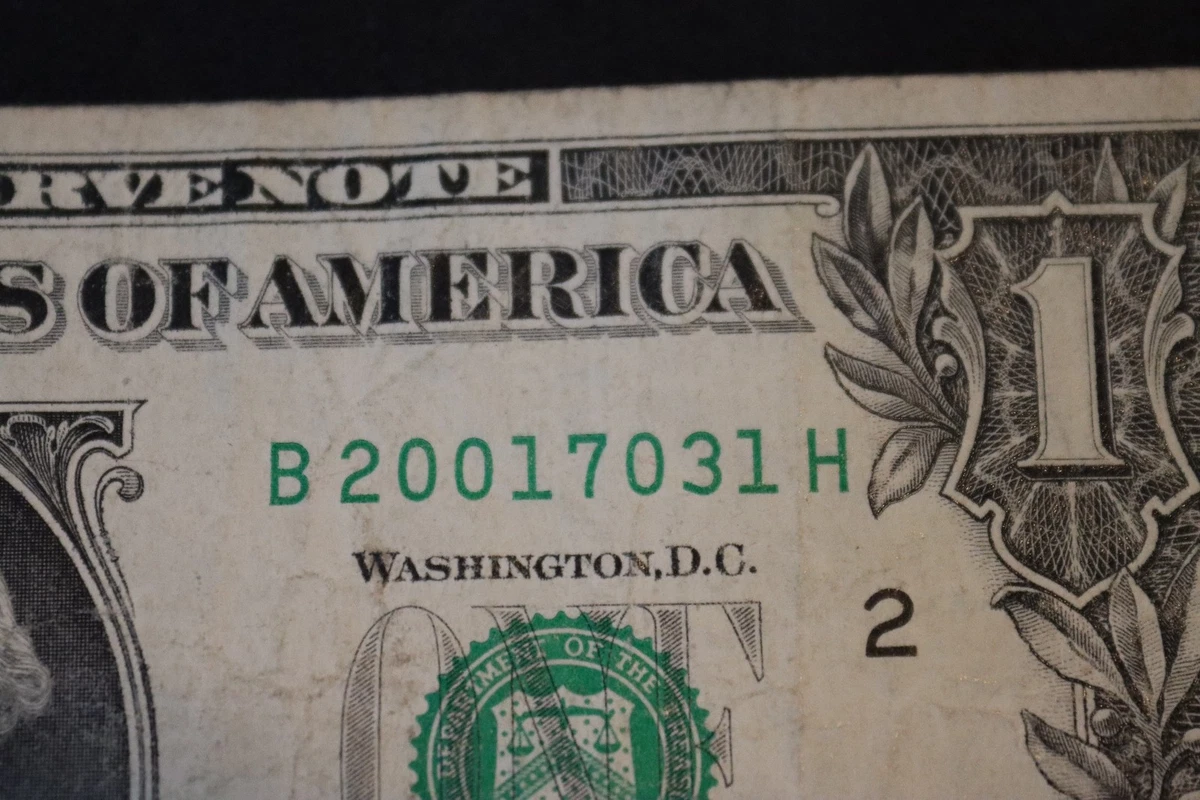 Circulated $1 2001 US Federal Reserve Small Notes for sale | eBay
