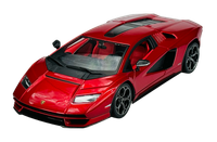 Bburago Lamborghini Countach Lpi 800-4 Rot 1:24 Die Cast Metal Model Neu Kasten