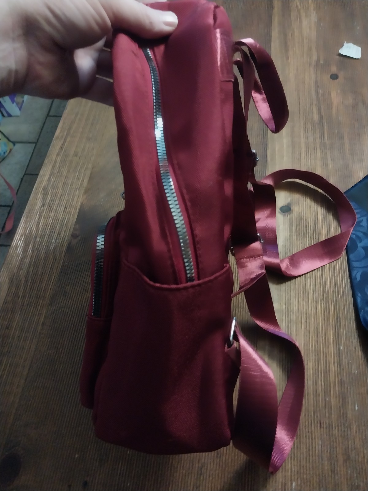 Maroon Backpack Small - image 7